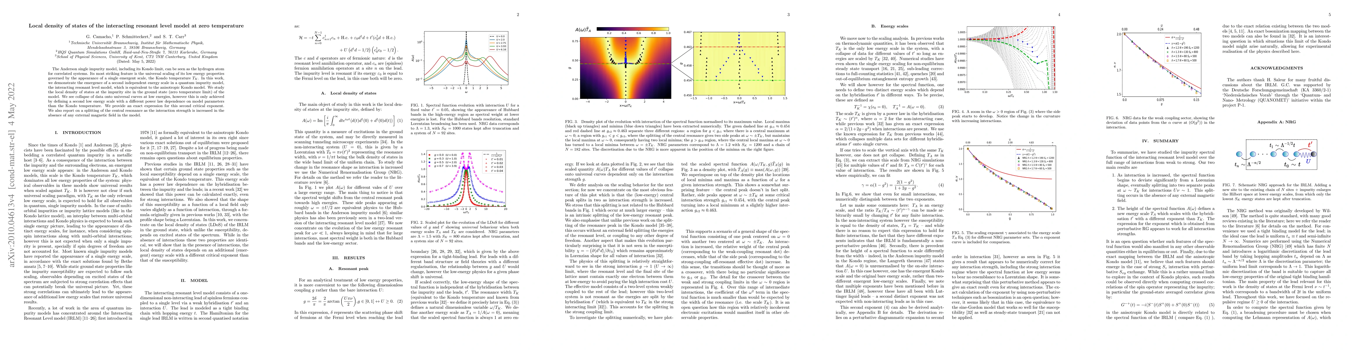 Thumbnail for Local density of states of the interacting resonant level model at zero
  temperature