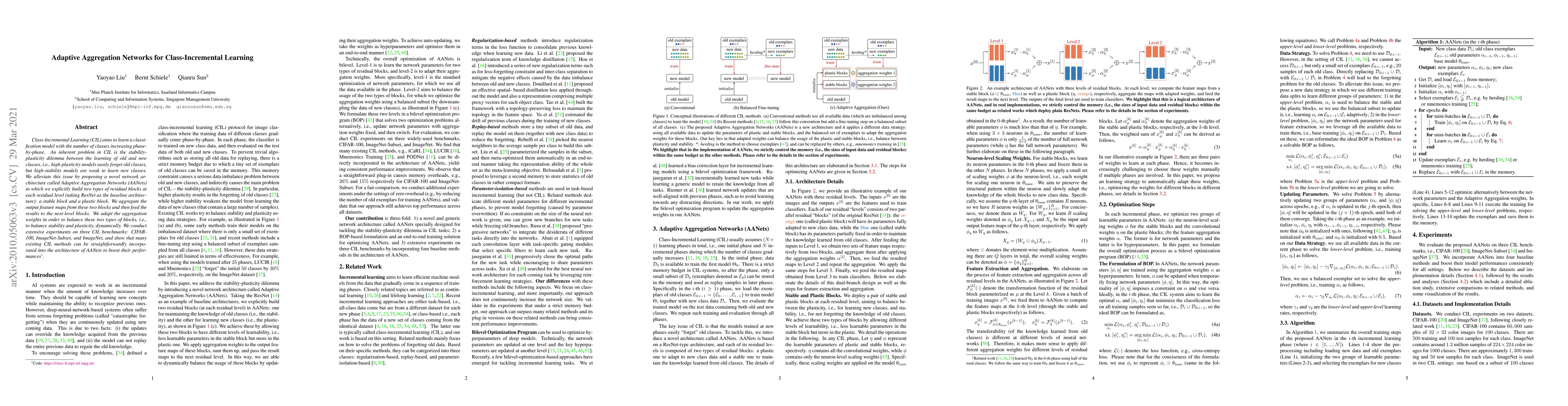 Thumbnail for Adaptive Aggregation Networks for Class-Incremental Learning