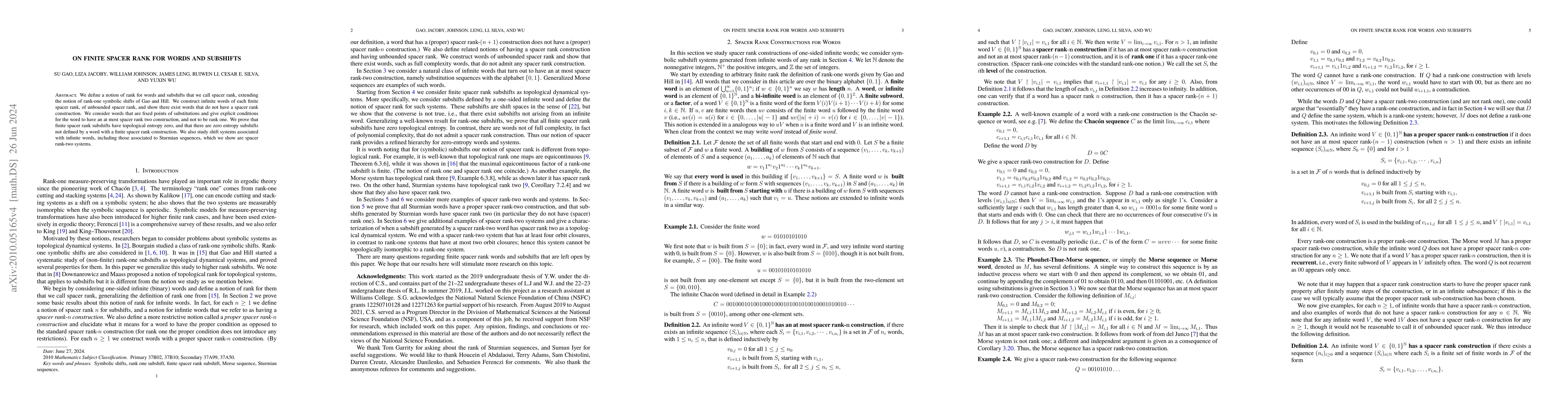 Thumbnail for On finite spacer rank for words and subshifts