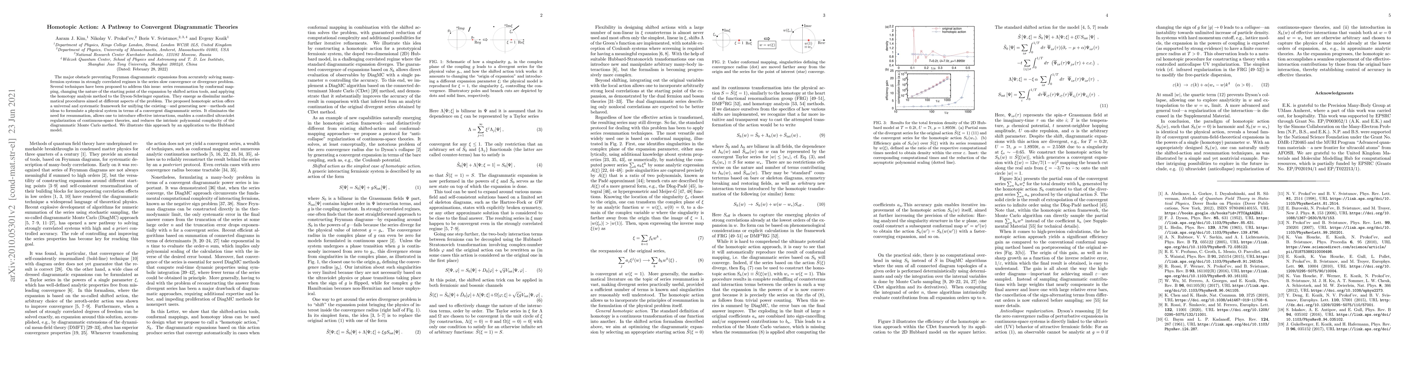 Thumbnail for Homotopic Action: A Pathway to Convergent Diagrammatic Theories