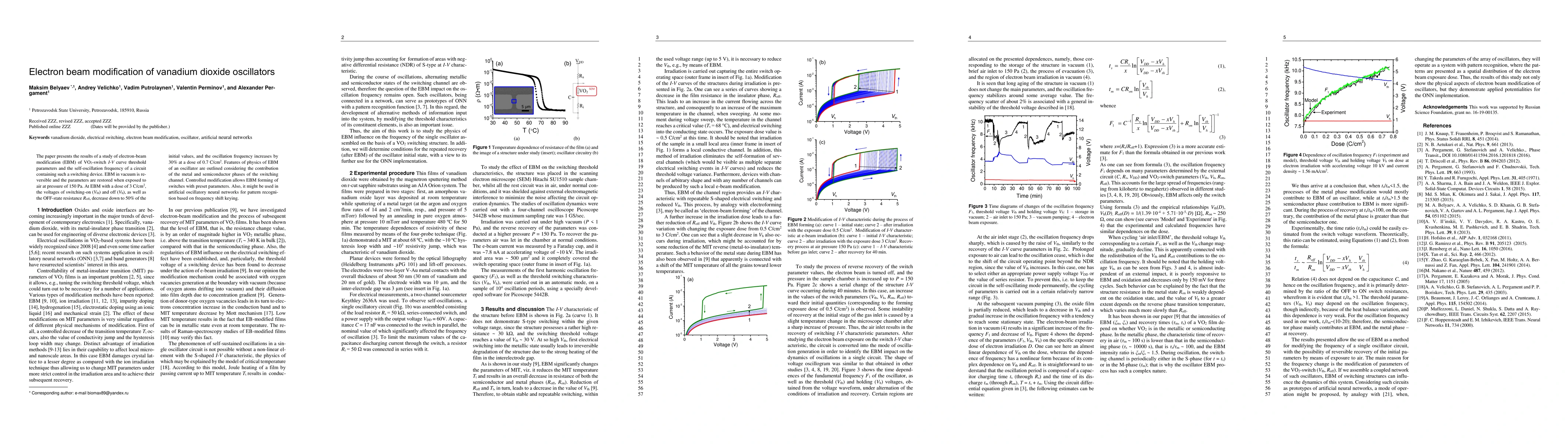 Thumbnail for Electron beam modification of vanadium dioxide oscillators