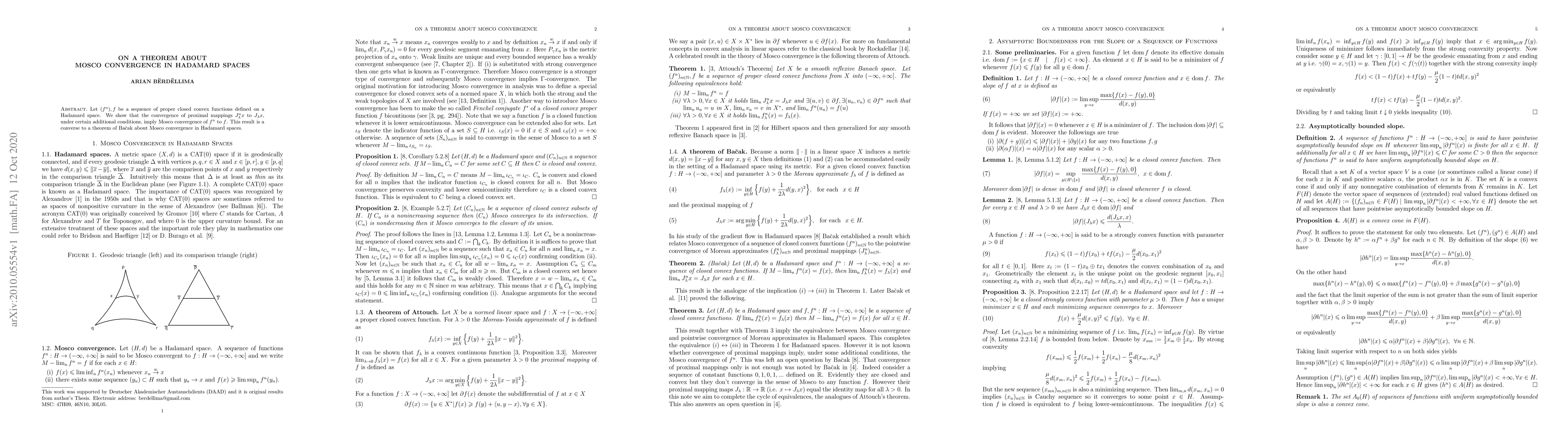 Thumbnail for On a theorem about Mosco convergence in Hadamard spaces