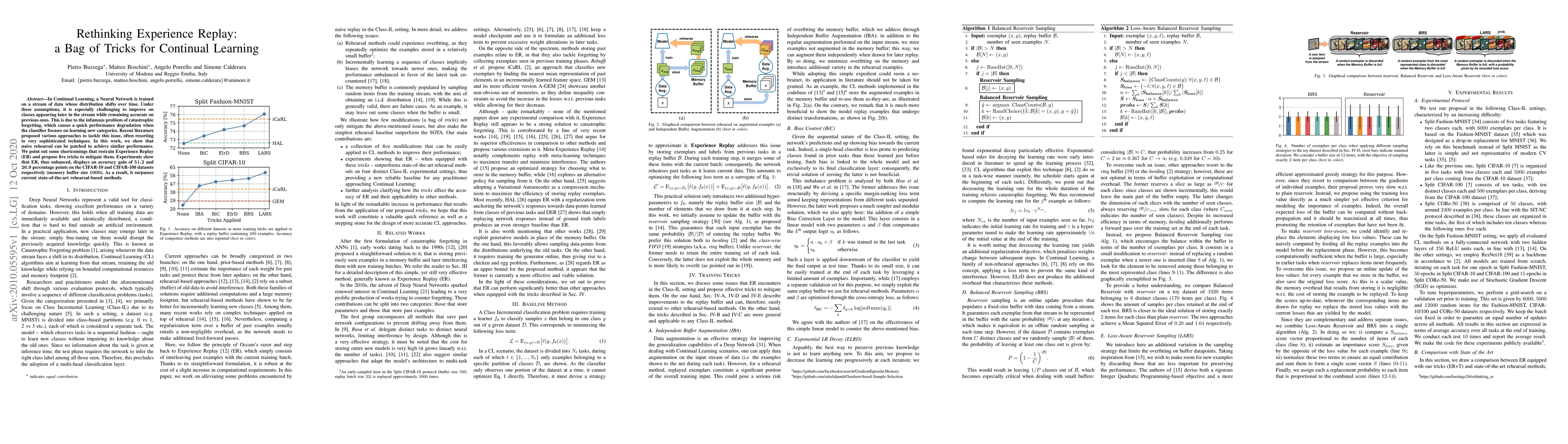 Thumbnail for Rethinking Experience Replay: a Bag of Tricks for Continual Learning