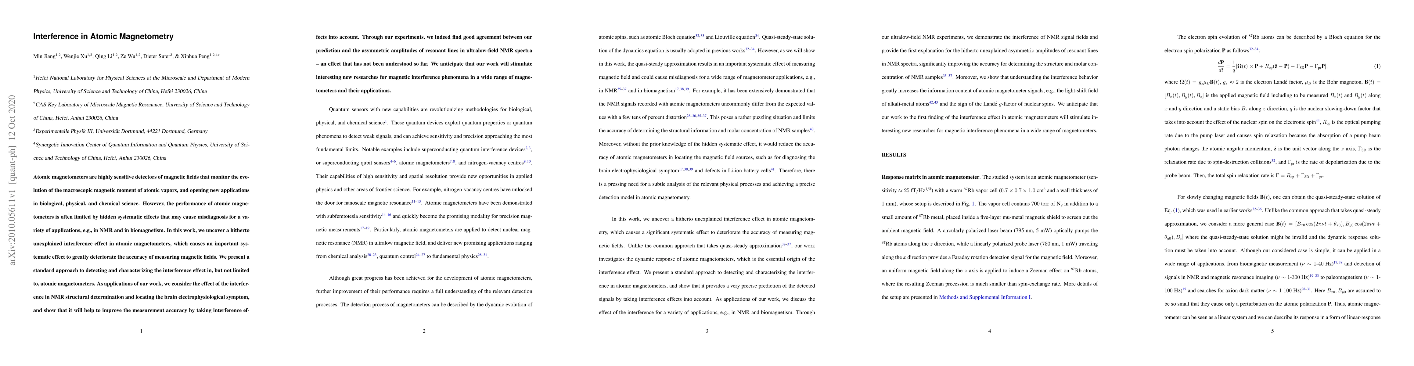 Thumbnail for Interference in Atomic Magnetometry