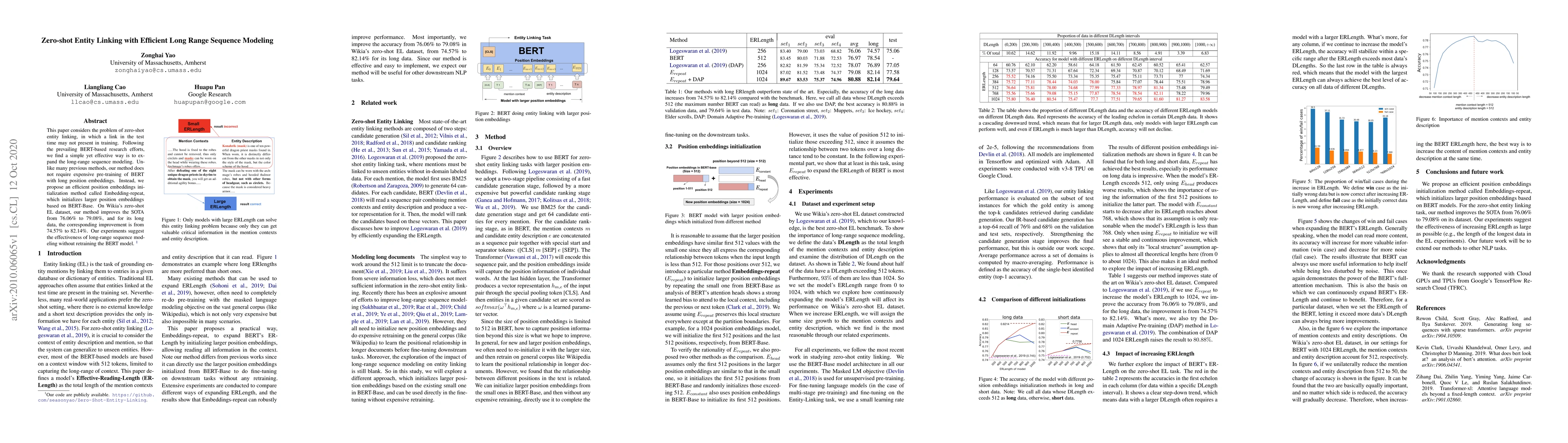 Thumbnail for Zero-shot Entity Linking with Efficient Long Range Sequence Modeling
