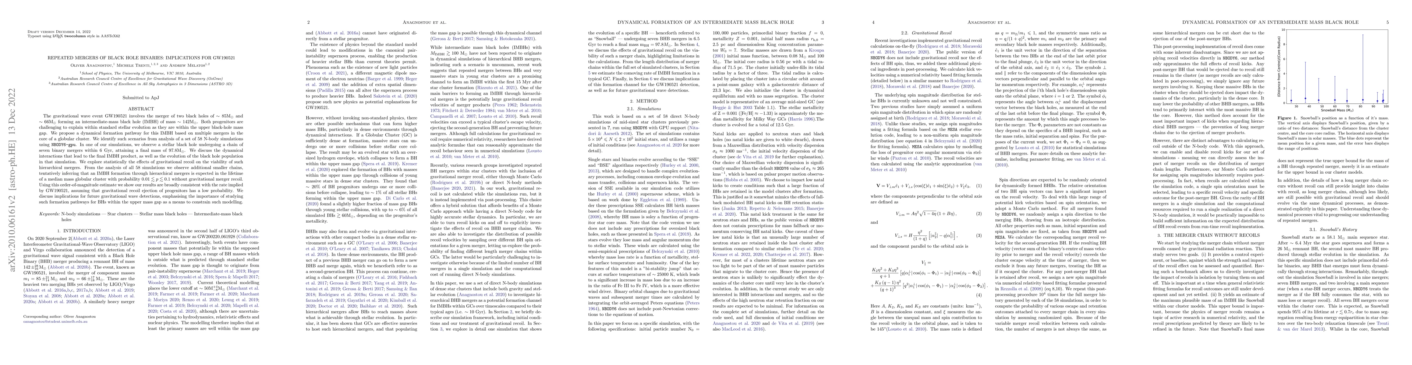 Thumbnail for Repeated mergers of black hole binaries: implications for GW190521