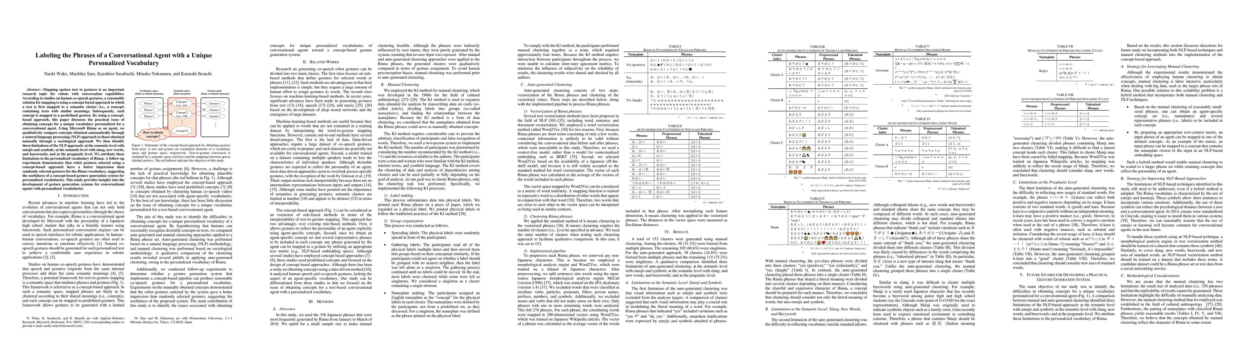 Thumbnail for Labeling the Phrases of a Conversational Agent with a Unique
  Personalized Vocabulary
