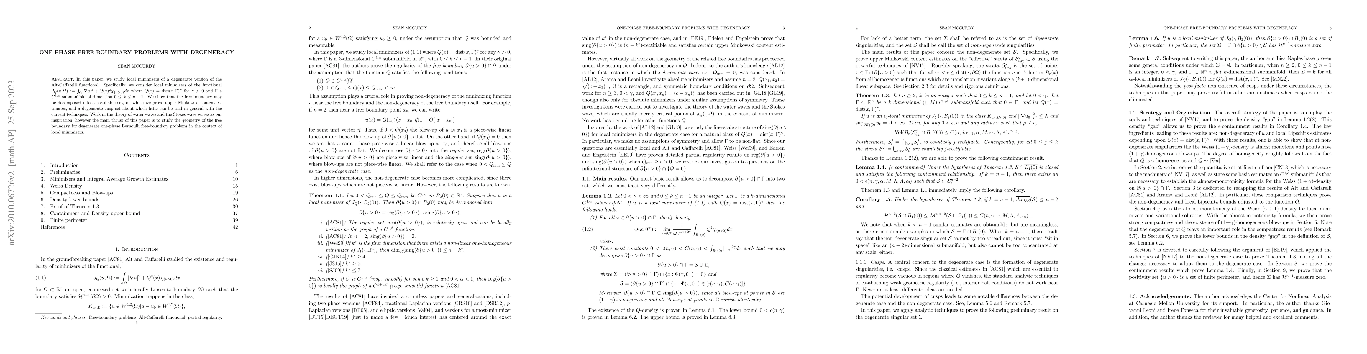 Thumbnail for One-phase free-boundary problems with degeneracy