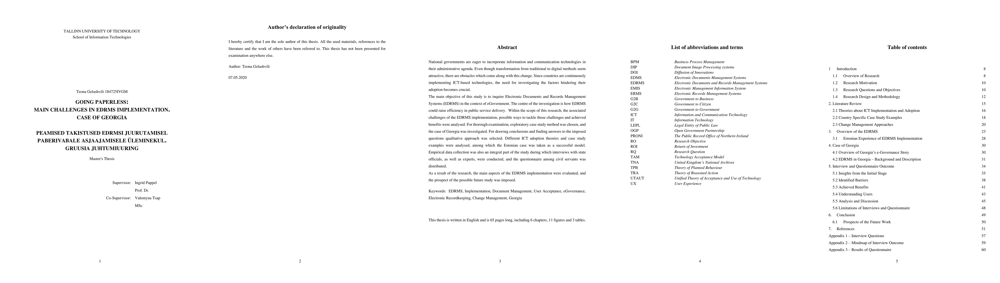 Thumbnail for Going Paperless -- Main Challenges in EDRMS Implementation -- Case of
  Georgia