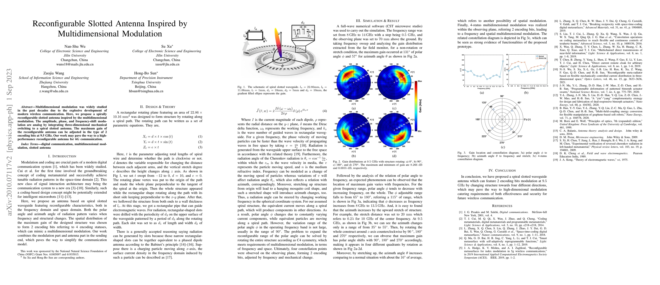 Thumbnail for Reconfigurable Slotted Antenna Inspired by Multidimensional Modulation