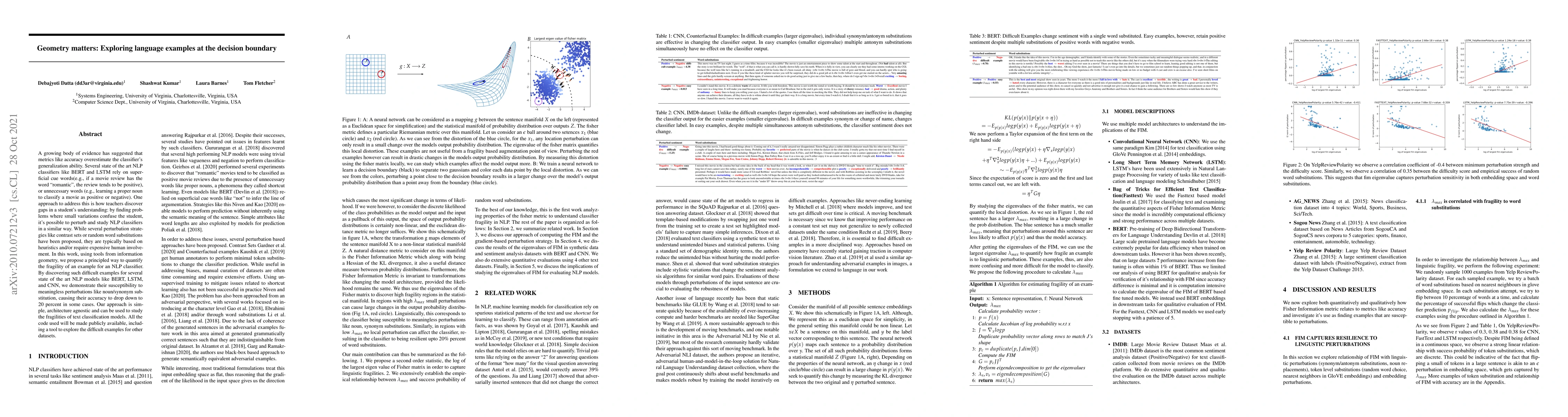 Thumbnail for Geometry matters: Exploring language examples at the decision boundary