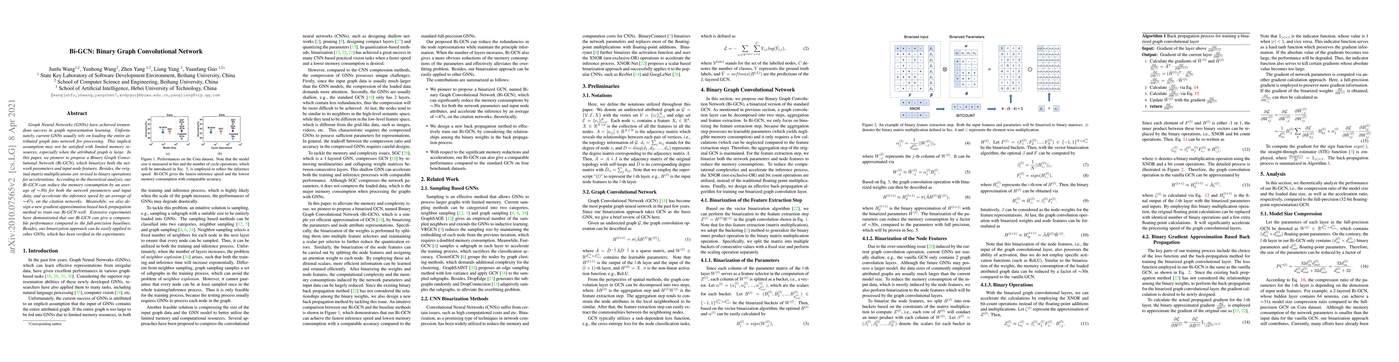 Thumbnail for Bi-GCN: Binary Graph Convolutional Network