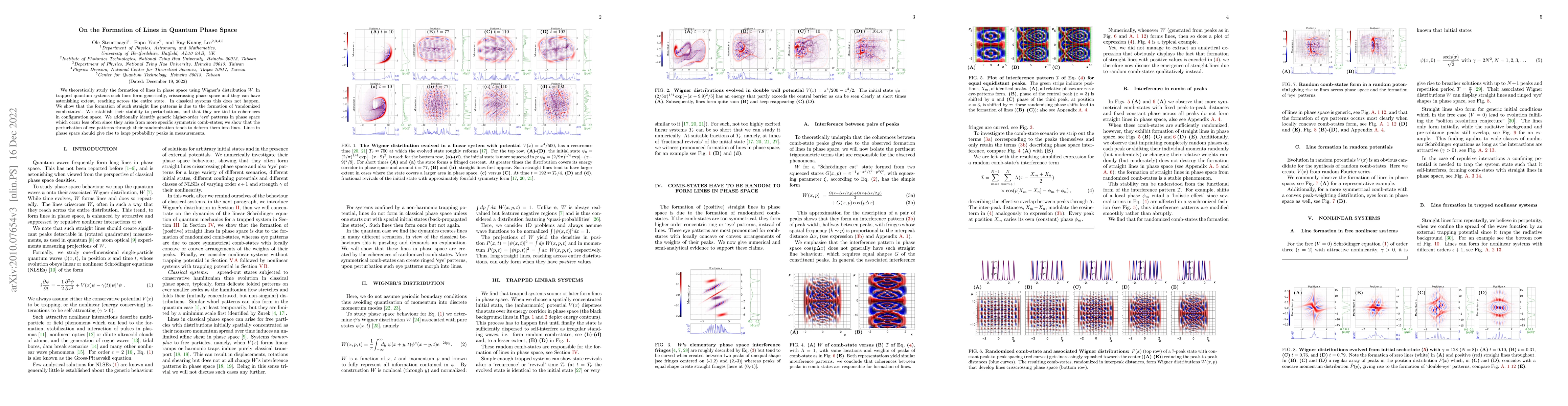 Thumbnail for On the Formation of Lines in Quantum Phase Space