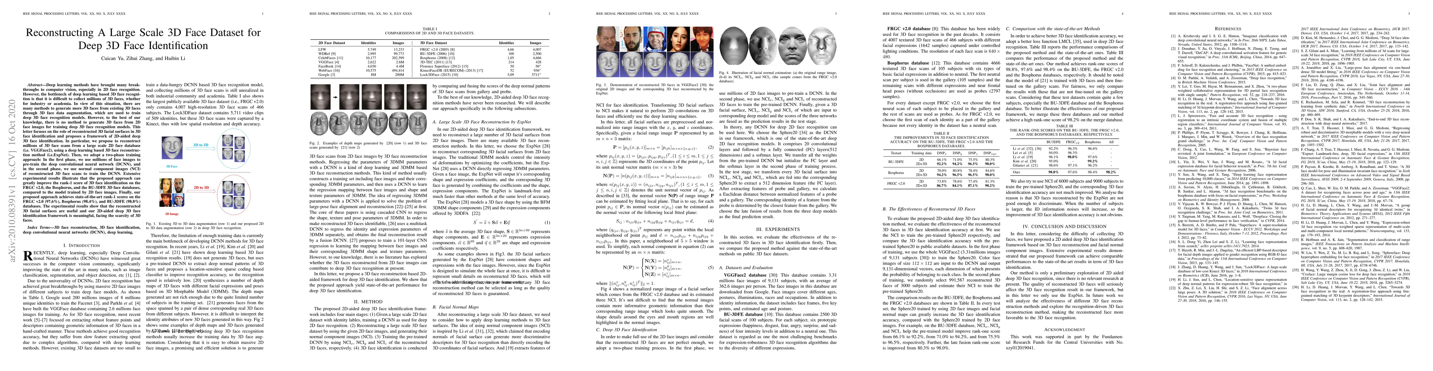 Thumbnail for Reconstructing A Large Scale 3D Face Dataset for Deep 3D Face
  Identification