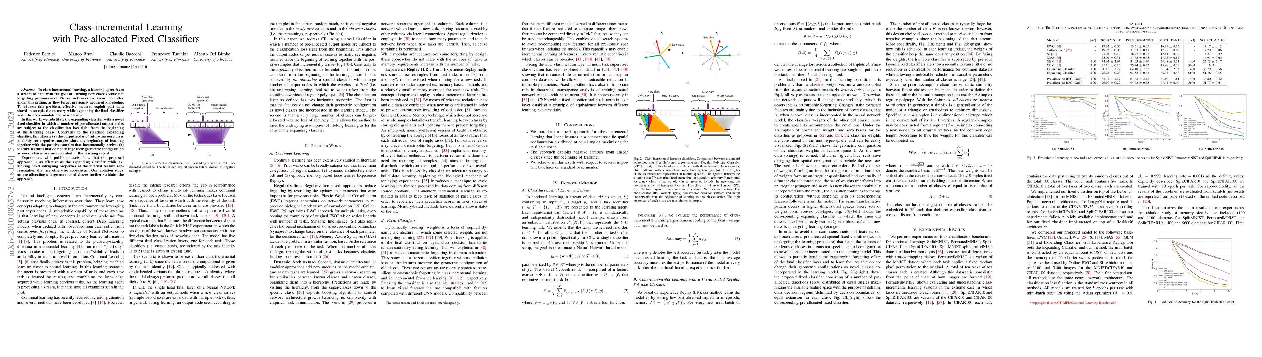 Thumbnail for Class-incremental Learning with Pre-allocated Fixed Classifiers