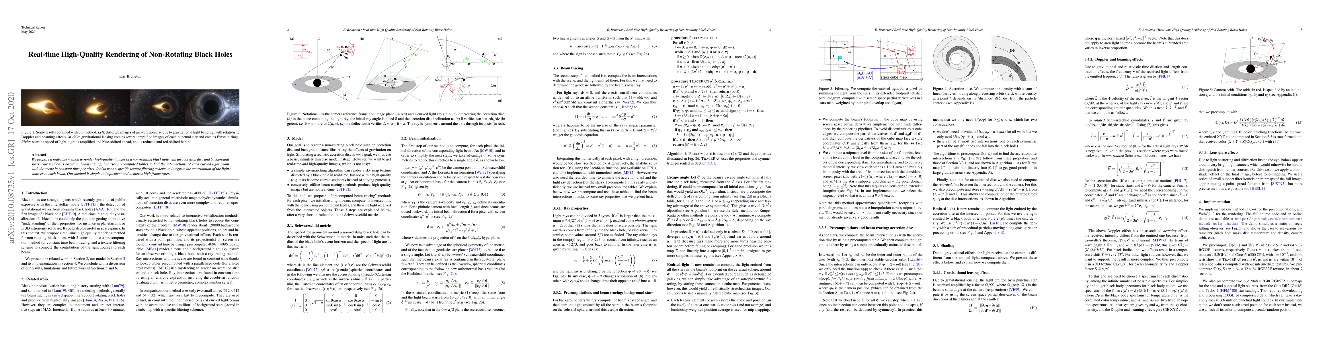 Thumbnail for Real-time High-Quality Rendering of Non-Rotating Black Holes