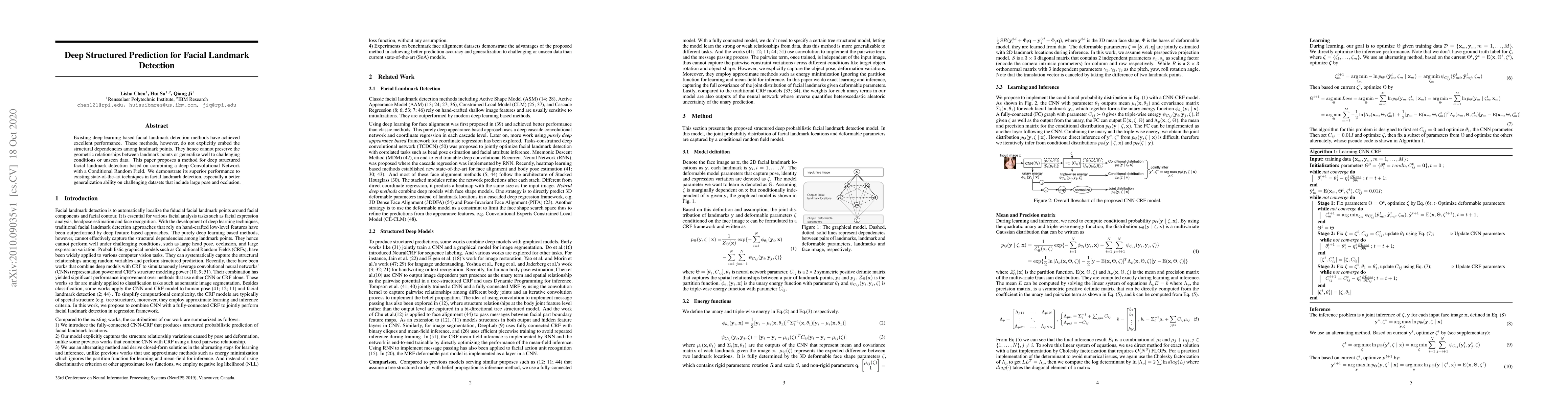 Thumbnail for Deep Structured Prediction for Facial Landmark Detection