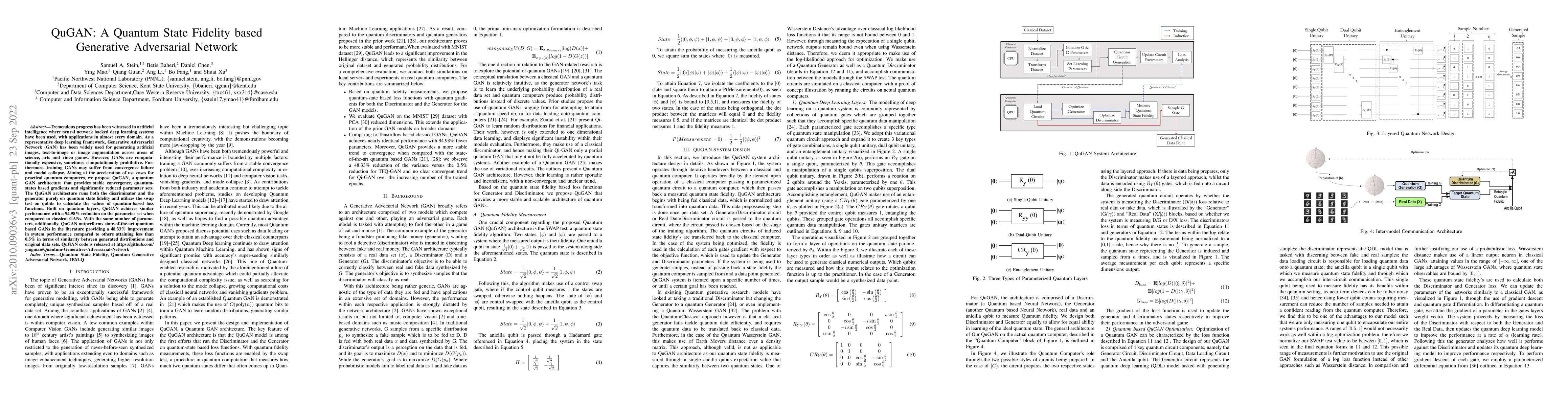 Thumbnail for QuGAN: A Quantum State Fidelity based Generative Adversarial Network