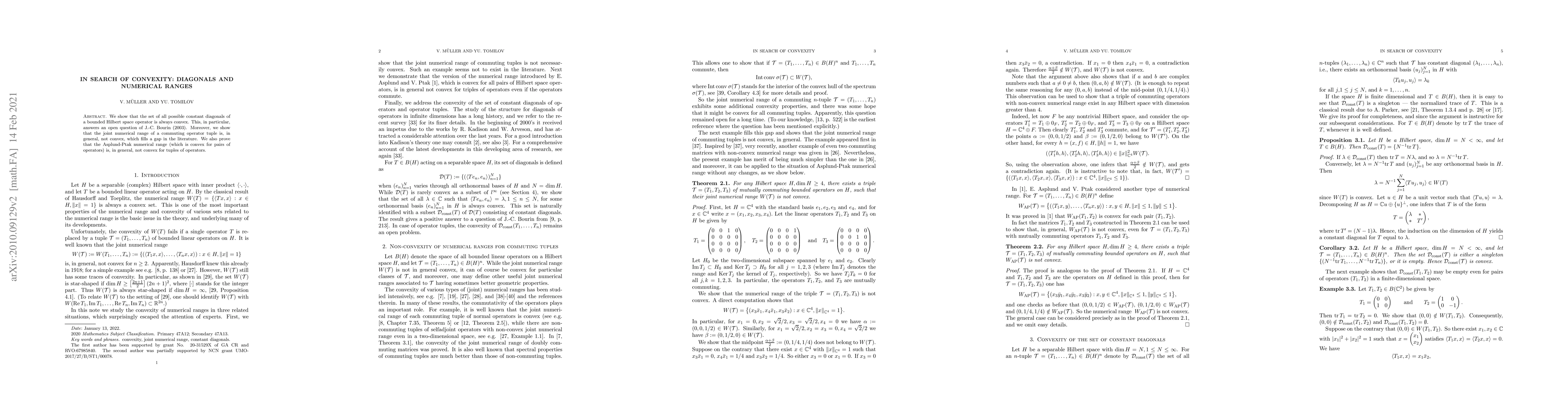 Thumbnail for In search of convexity: diagonals and numerical ranges