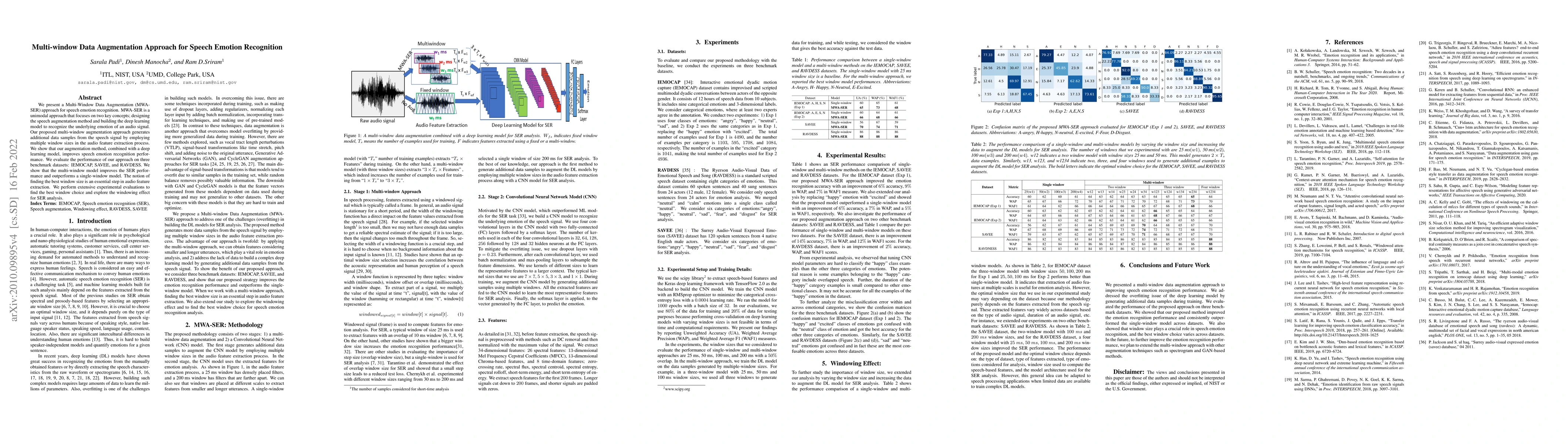 Thumbnail for Multi-Window Data Augmentation Approach for Speech Emotion Recognition
