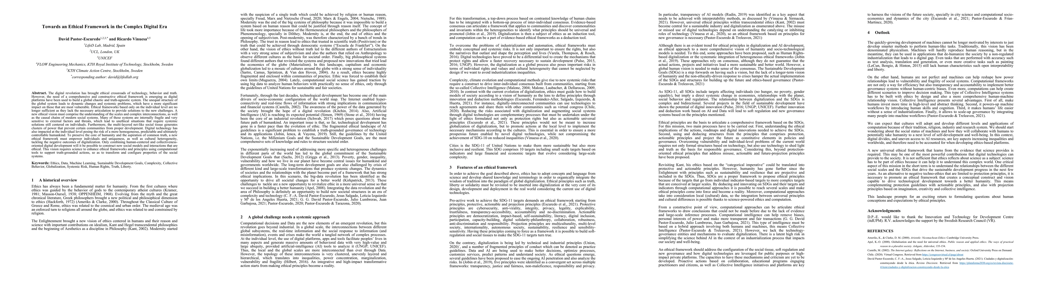 Thumbnail for Towards an Ethical Framework in the Complex Digital Era