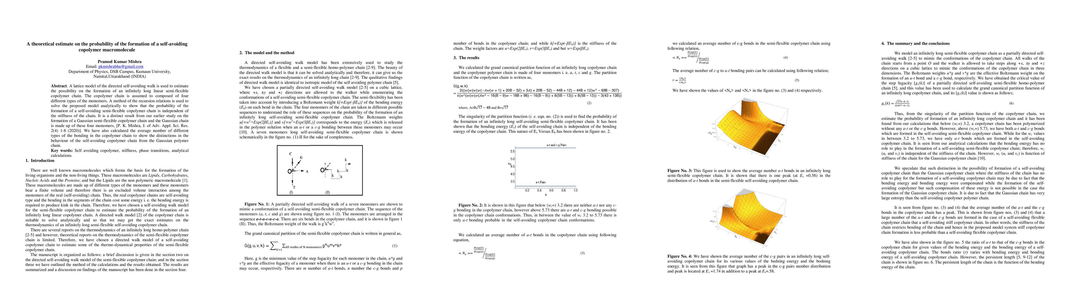Thumbnail for A theoretical estimate on the probability of the formation of a
  self-avoiding copolymer macromolecule
