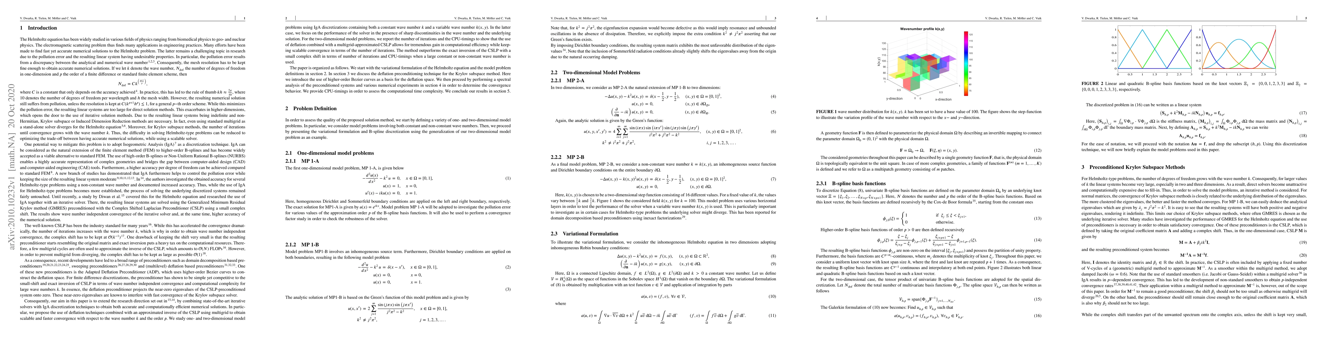 Thumbnail for Towards Accuracy and Scalability: Combining Isogeometric Analysis with
  Deflation to Obtain Scalable Convergence for the Helmholtz Equation