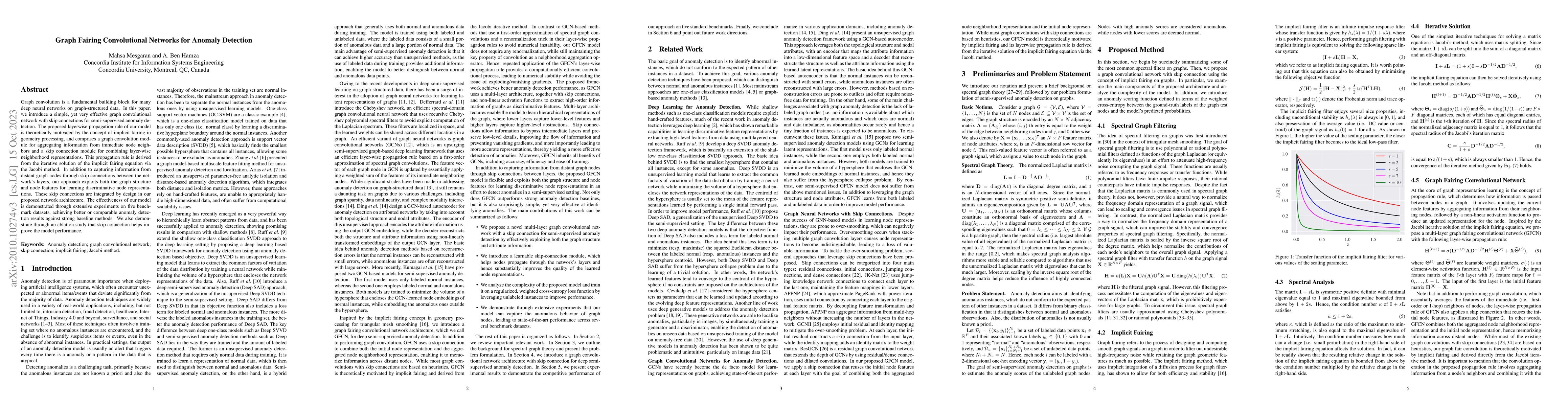 Thumbnail for Graph Fairing Convolutional Networks for Anomaly Detection