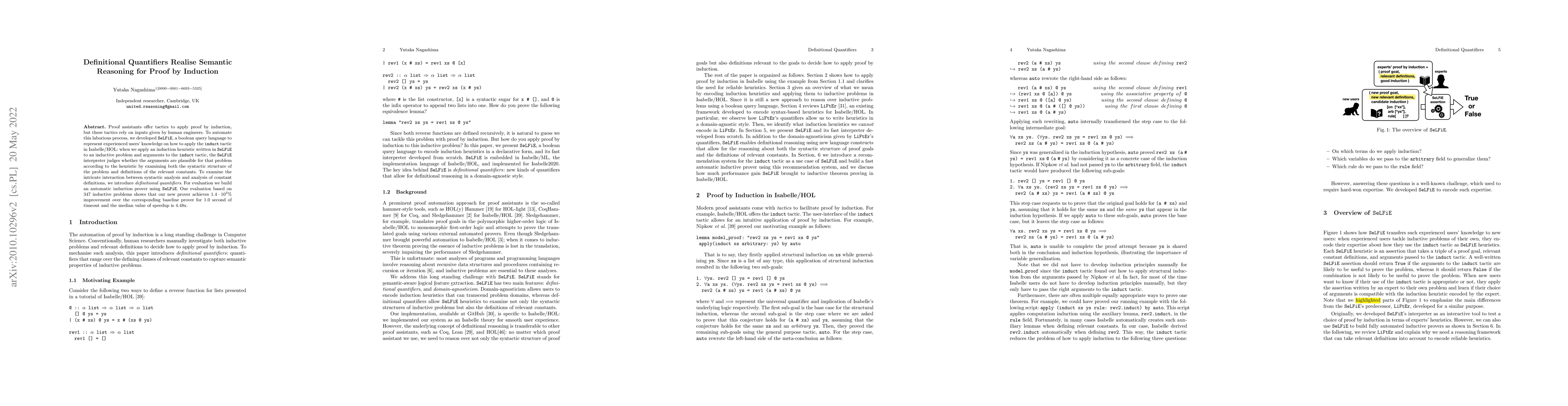 Thumbnail for Definitional Quantifiers Realise Semantic Reasoning for Proof by
  Induction