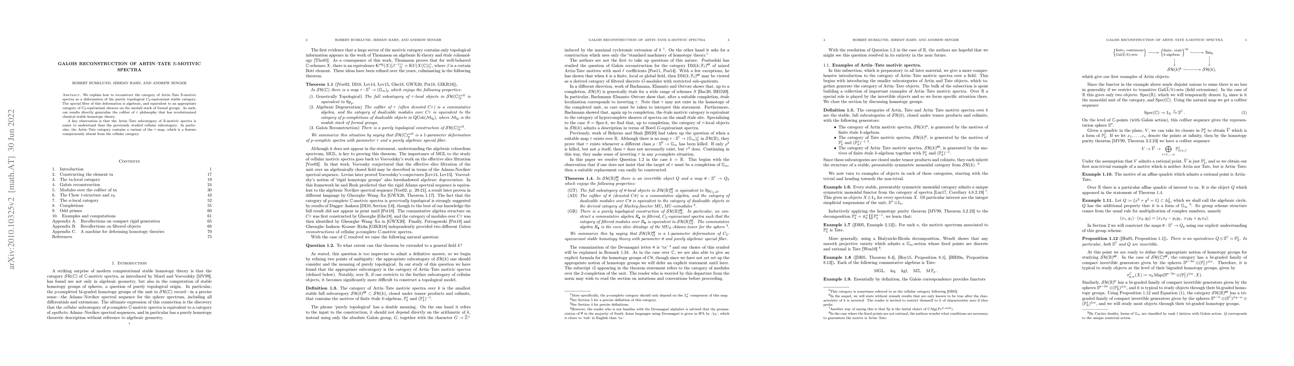 Thumbnail for Galois reconstruction of Artin-Tate $\mathbb{R}$-motivic spectra