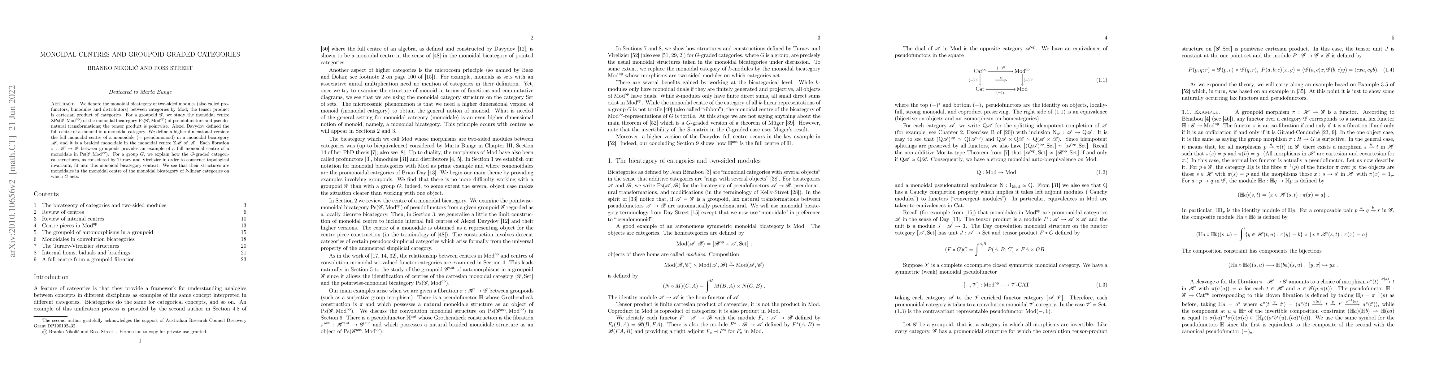 Thumbnail for Monoidal centres and groupoid-graded categories