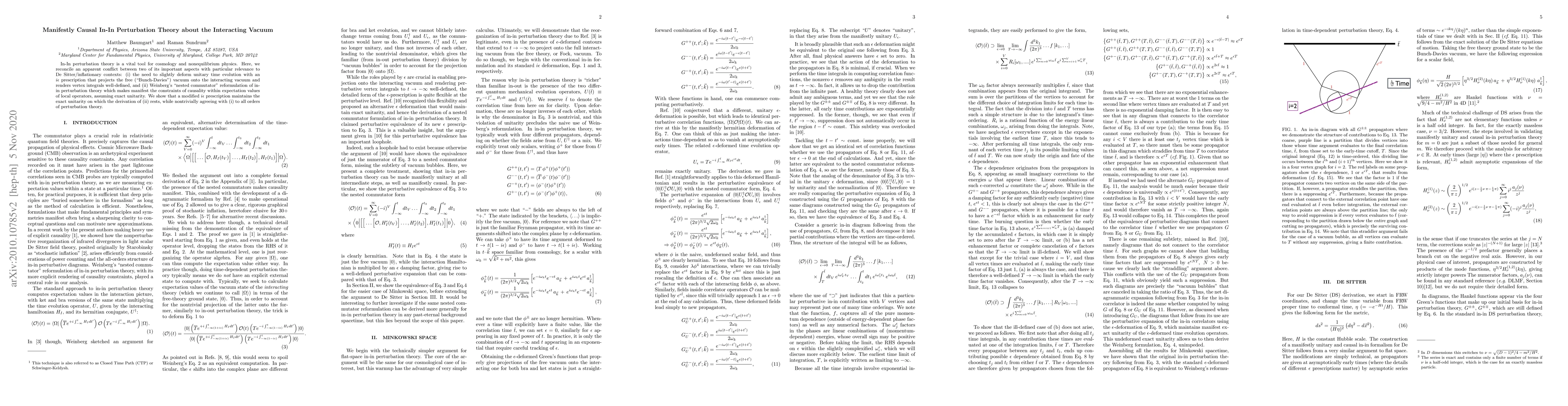 Thumbnail for Manifestly Causal In-In Perturbation Theory about the Interacting Vacuum