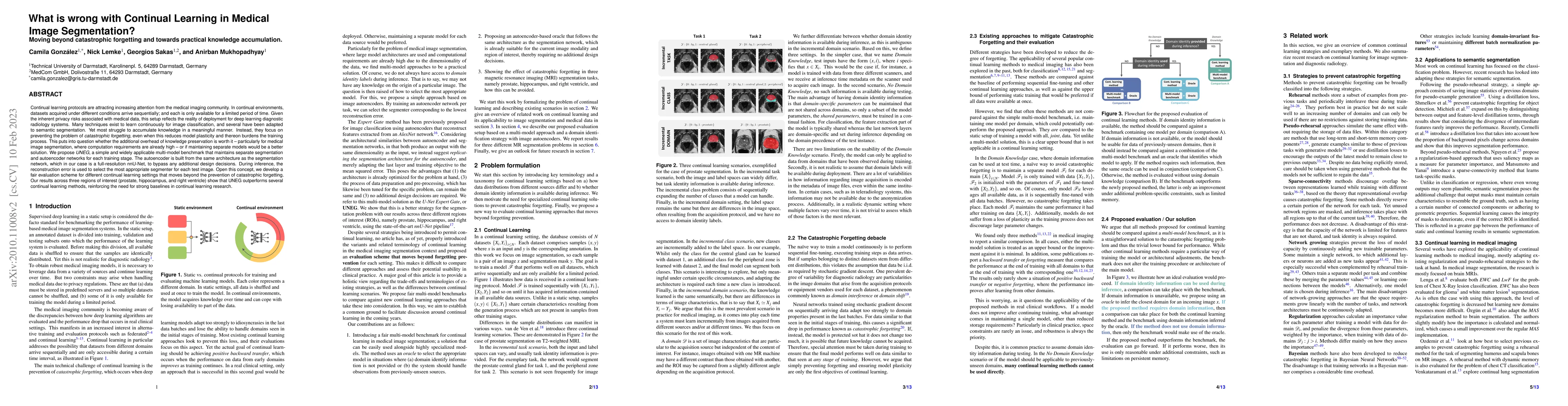 Thumbnail for What is Wrong with Continual Learning in Medical Image Segmentation?