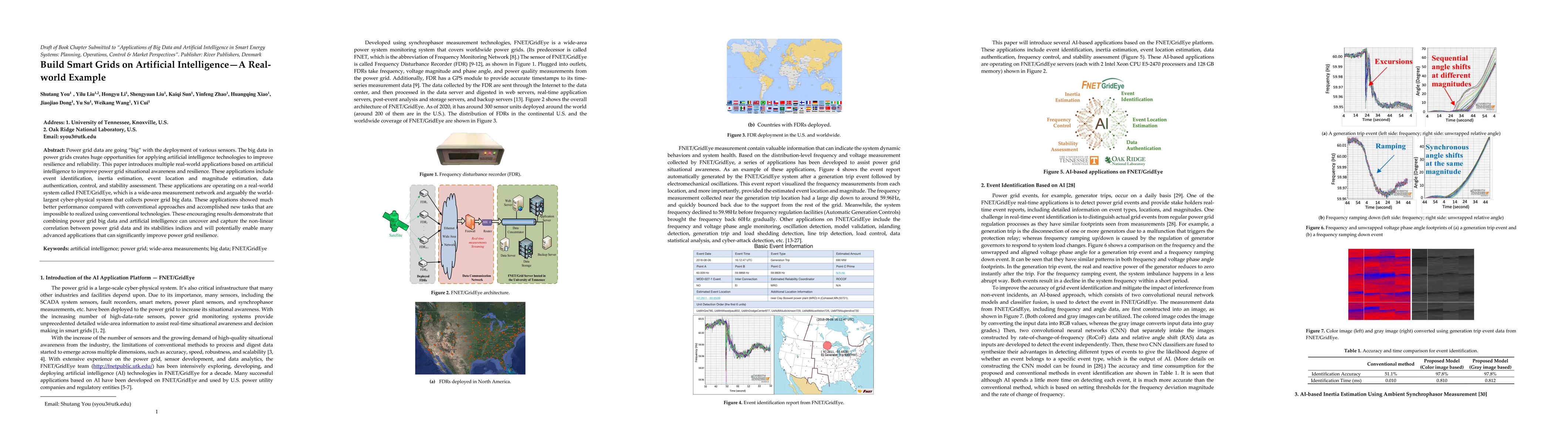 Thumbnail for Build Smart Grids on Artificial Intelligence -- A Real-world Example