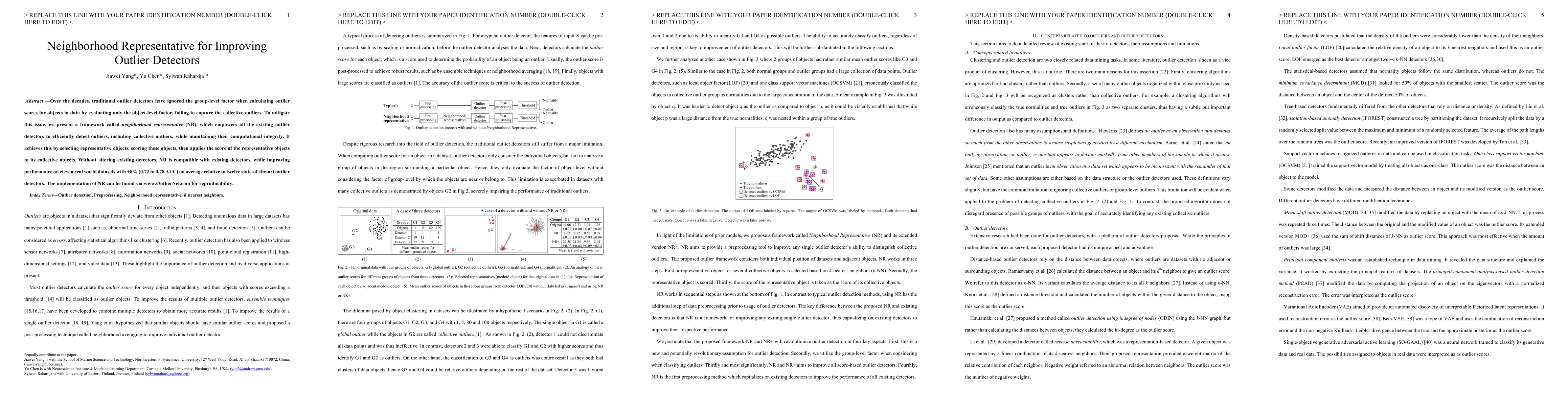 Thumbnail for Simple Neighborhood Representative Pre-processing Boosts Outlier
  Detectors