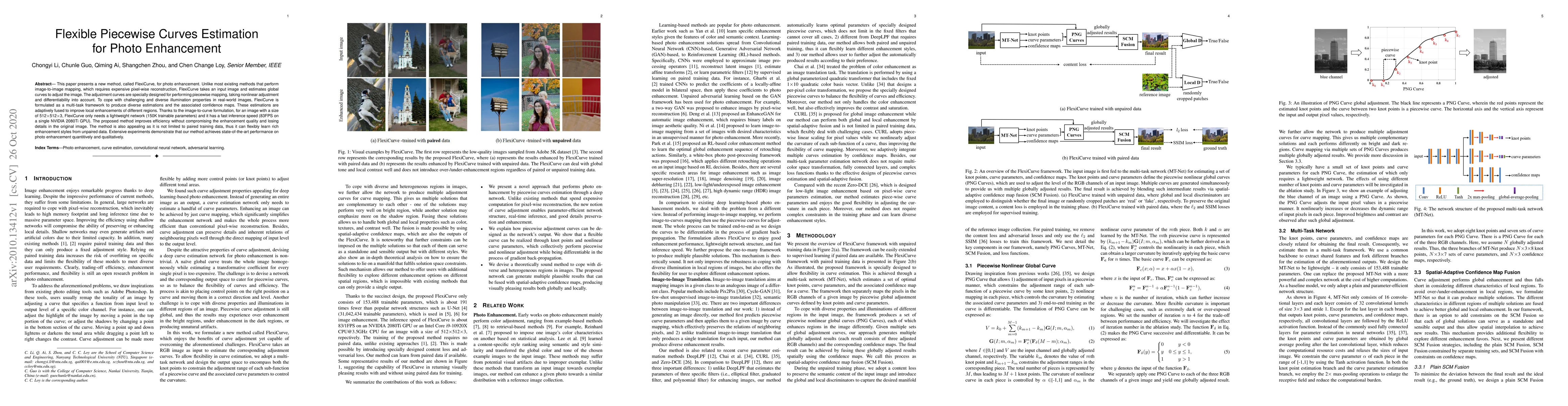 Thumbnail for Flexible Piecewise Curves Estimation for Photo Enhancement