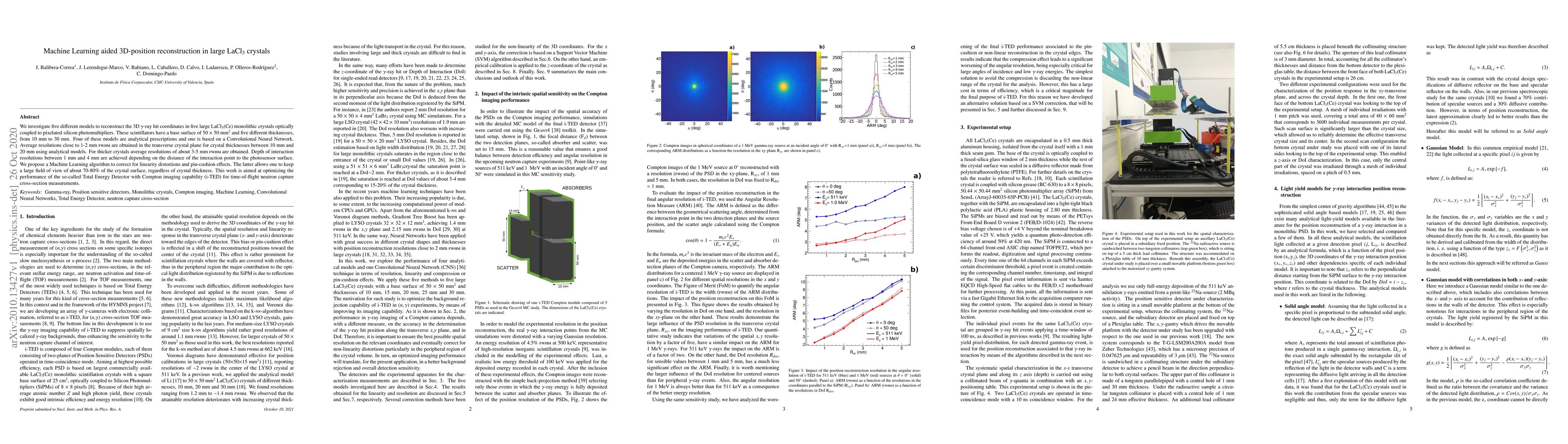Thumbnail for Machine Learning aided 3D-position reconstruction in large LaCl$_{3}$
  crystals