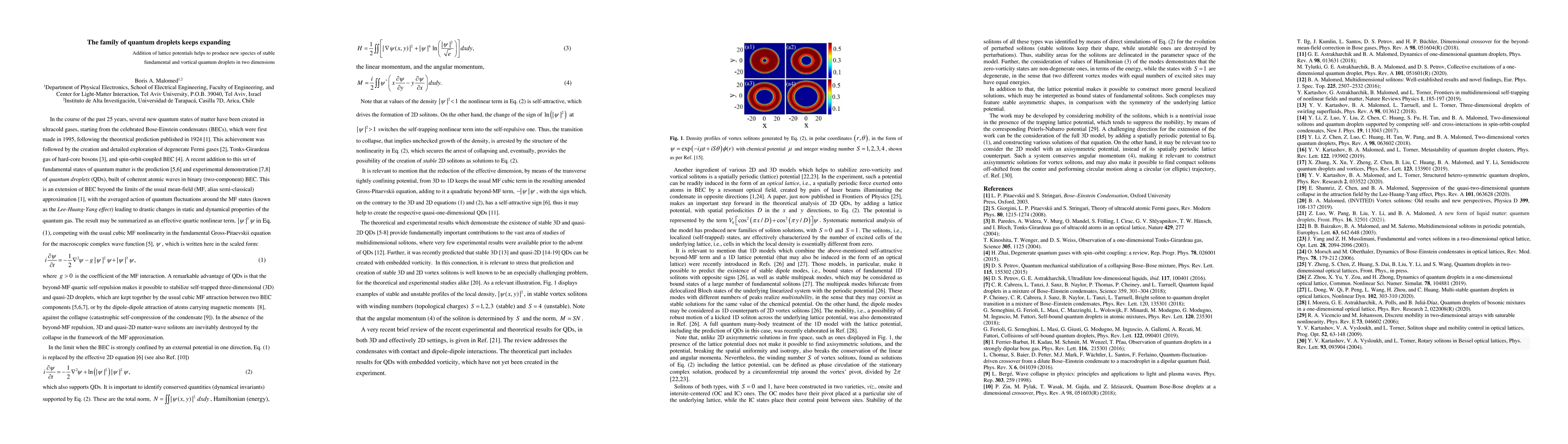 Thumbnail for The family of quantum droplets keeps expanding