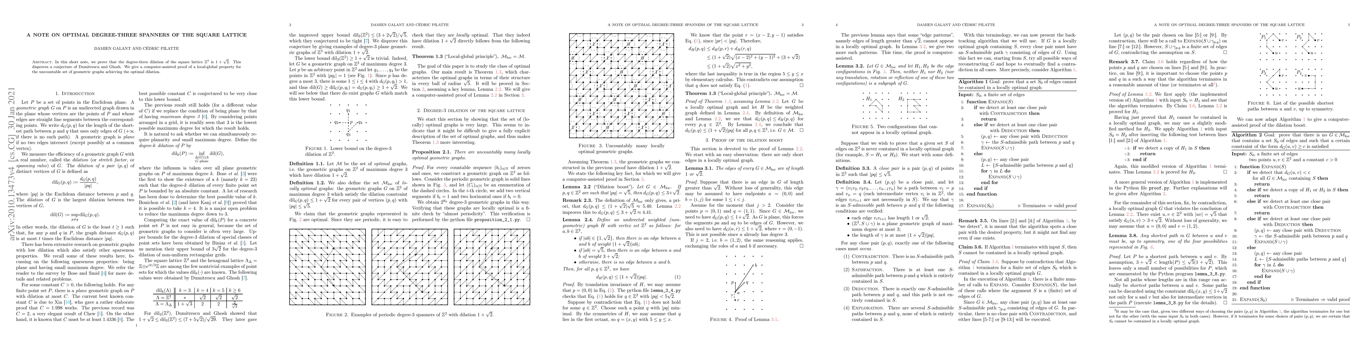 Thumbnail for A note on optimal degree-three spanners of the square lattice