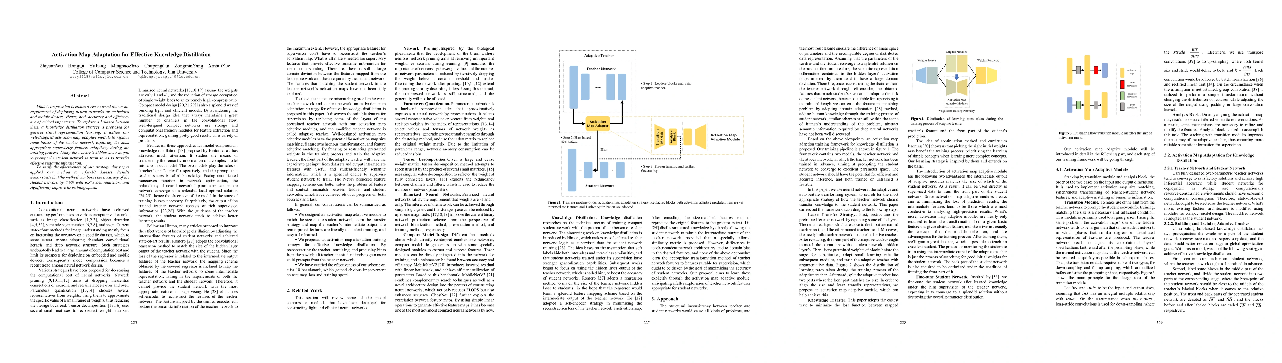 Thumbnail for Activation Map Adaptation for Effective Knowledge Distillation