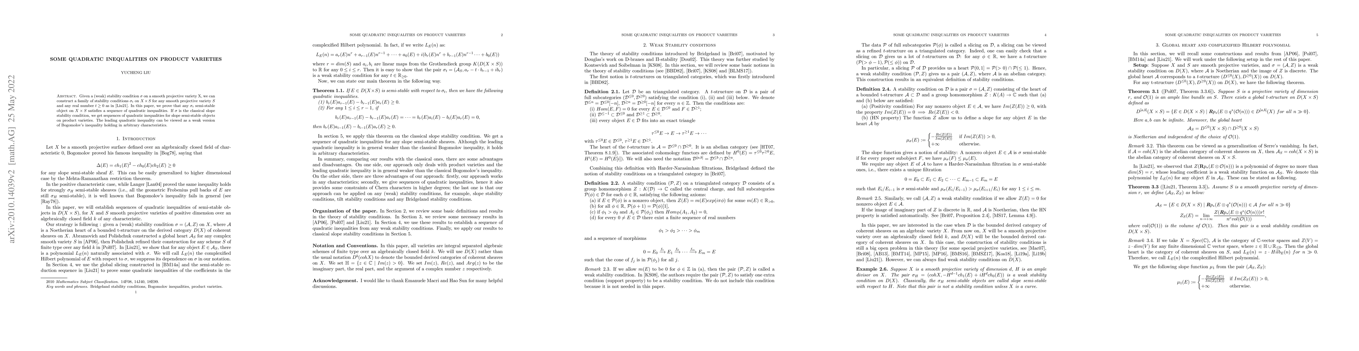 Thumbnail for Some quadratic inequalities on product varieties