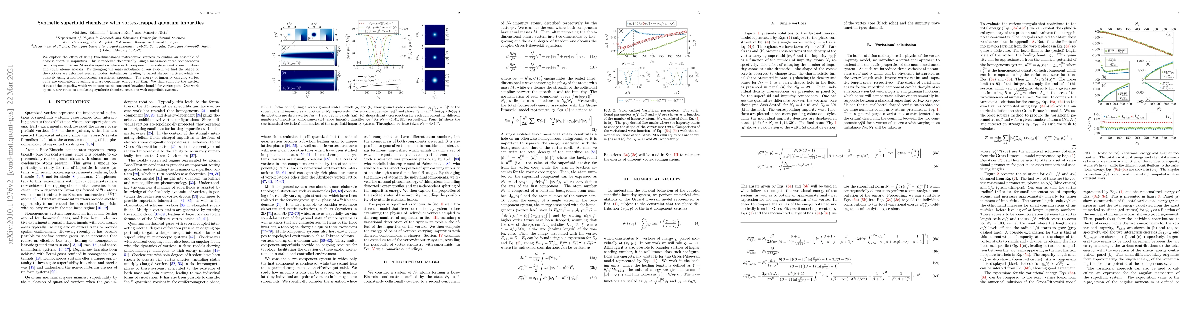 Thumbnail for Synthetic superfluid chemistry with vortex-trapped quantum impurities