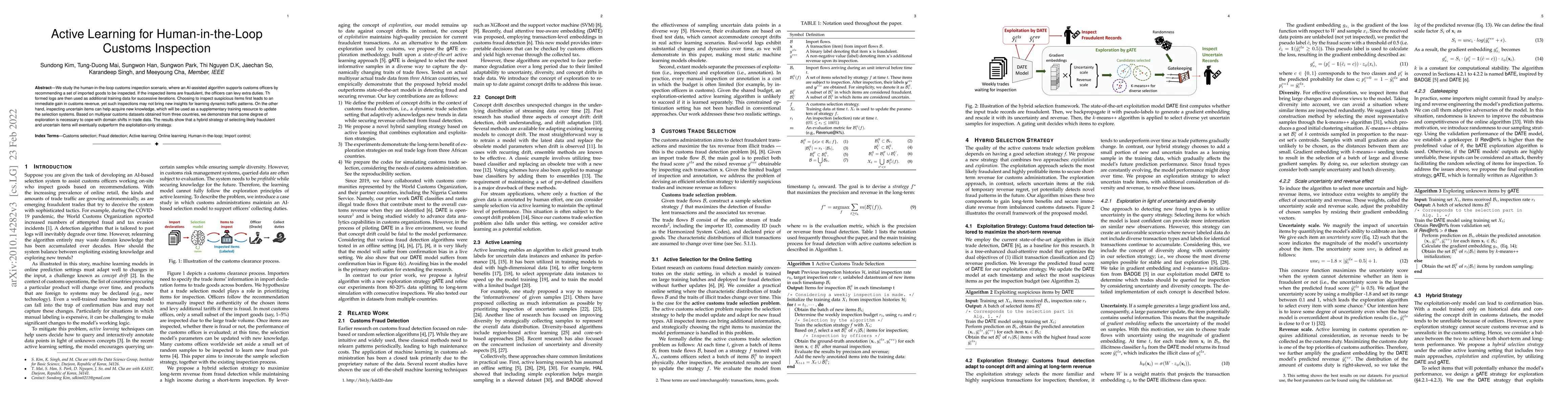 Thumbnail for Active Learning for Human-in-the-Loop Customs Inspection