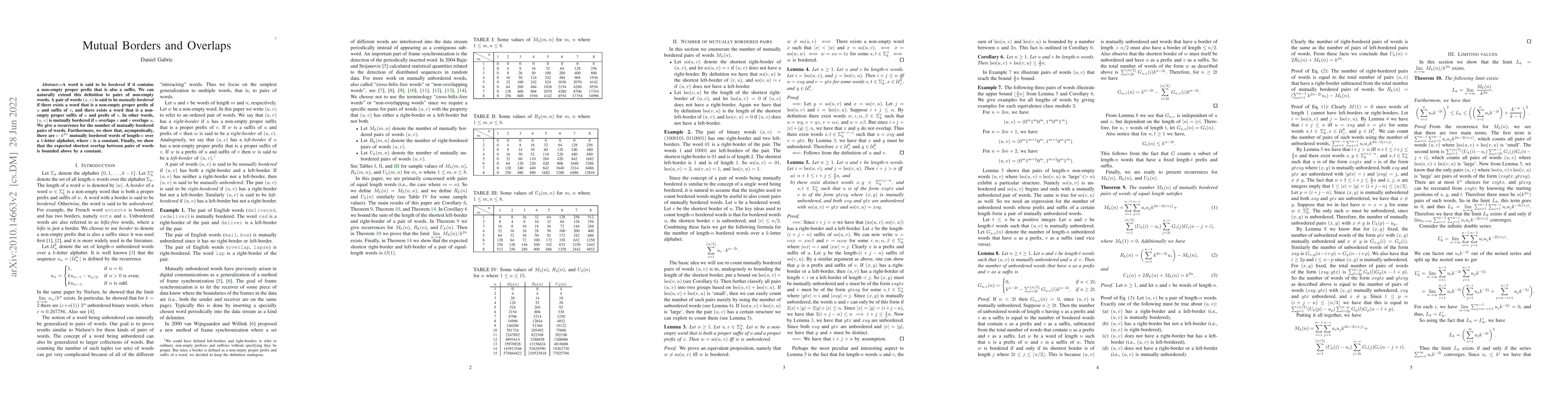 Thumbnail for Mutual Borders and Overlaps