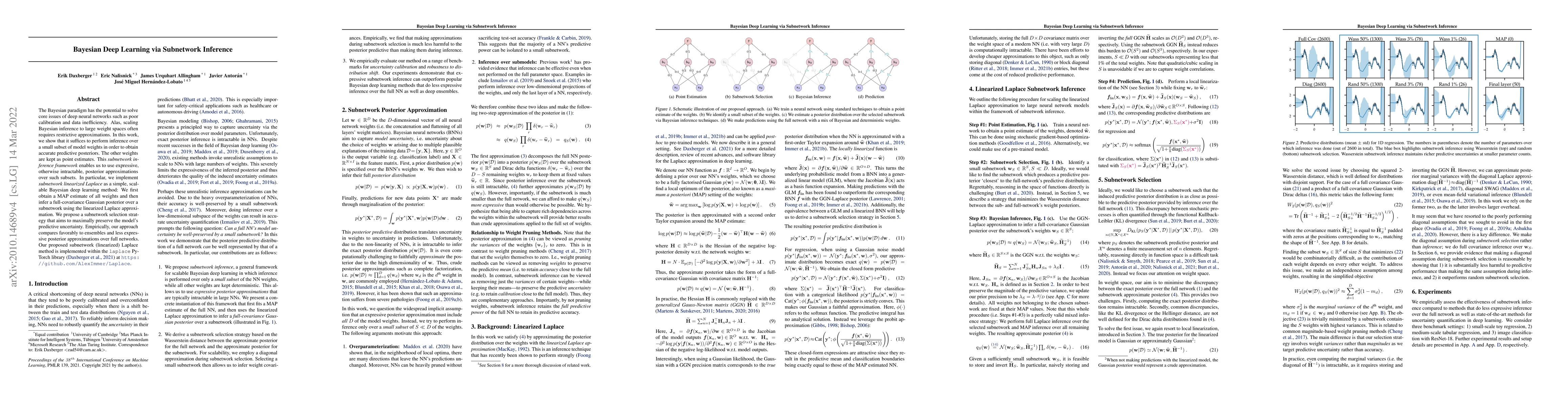 Thumbnail for Bayesian Deep Learning via Subnetwork Inference