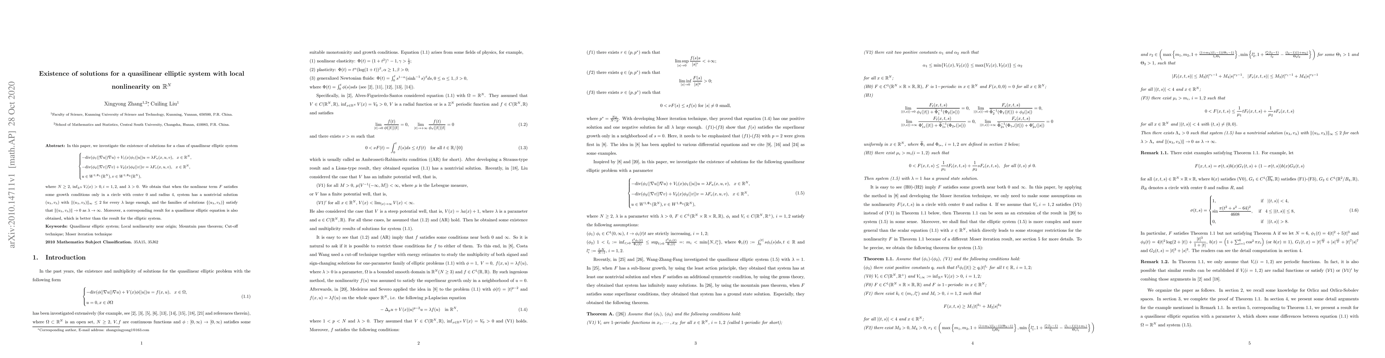 Thumbnail for Existence of solutions for a quasilinear elliptic system with local
  nonlinearity on $\mathbb R^N$