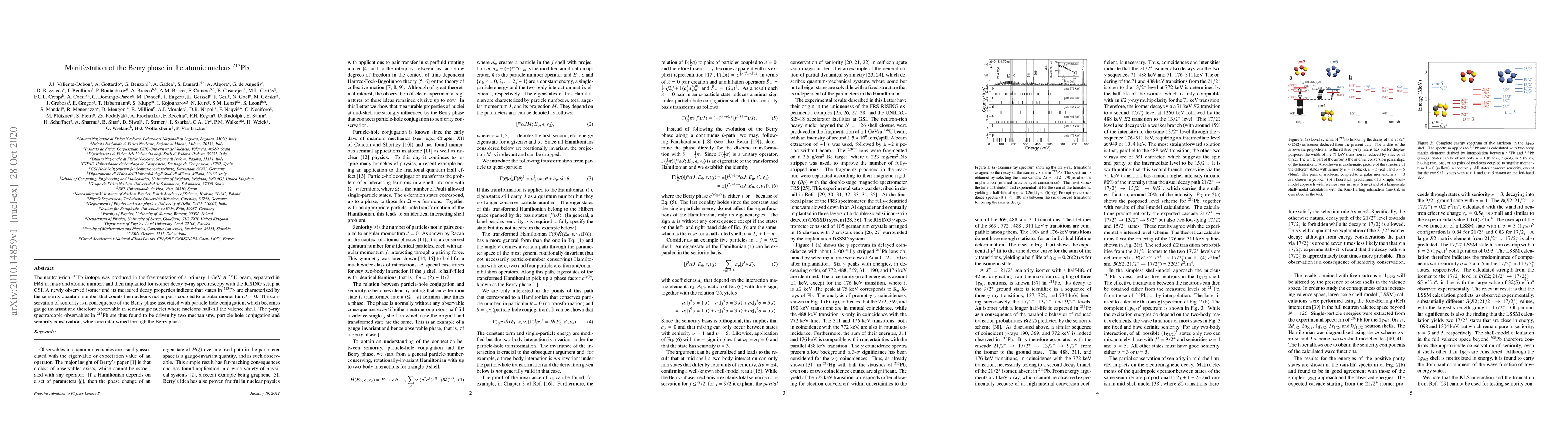 Thumbnail for Manifestation of the Berry phase in the atomic nucleus $^{213}$Pb