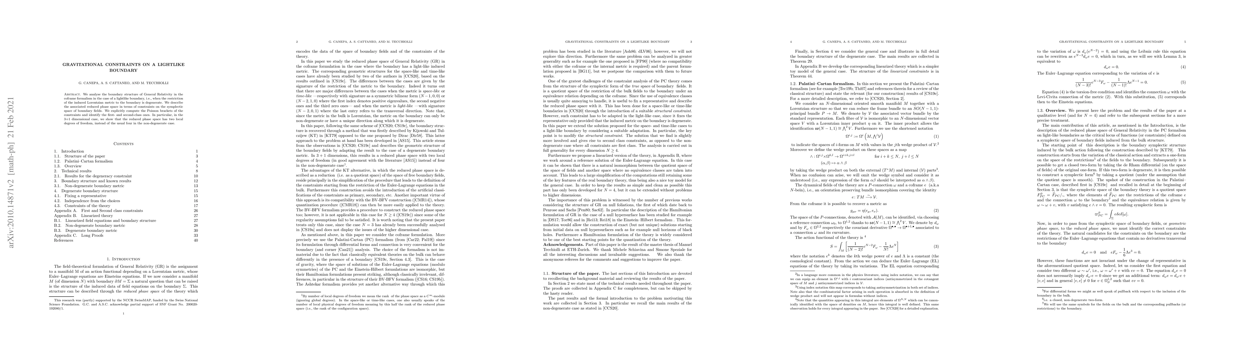 Thumbnail for Gravitational Constraints on a Lightlike boundary