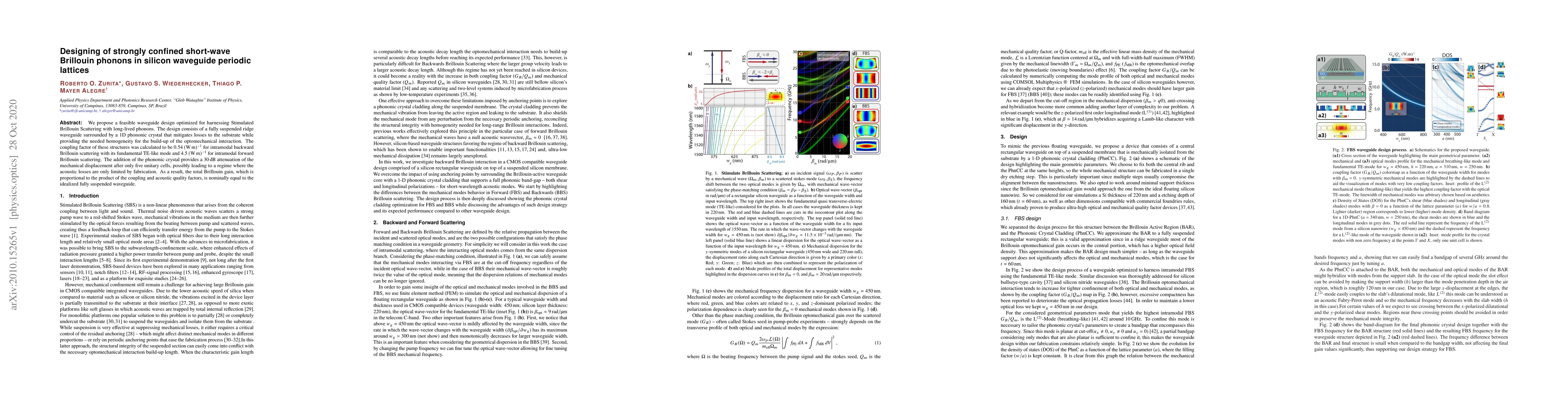 Thumbnail for Designing of strongly confined short-wave Brillouin phonons in silicon
  waveguide periodic lattices
