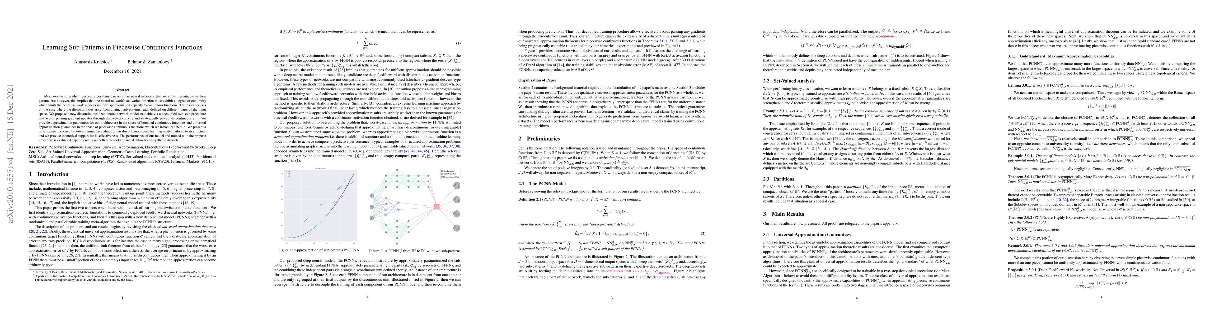 Thumbnail for Learning Sub-Patterns in Piecewise Continuous Functions